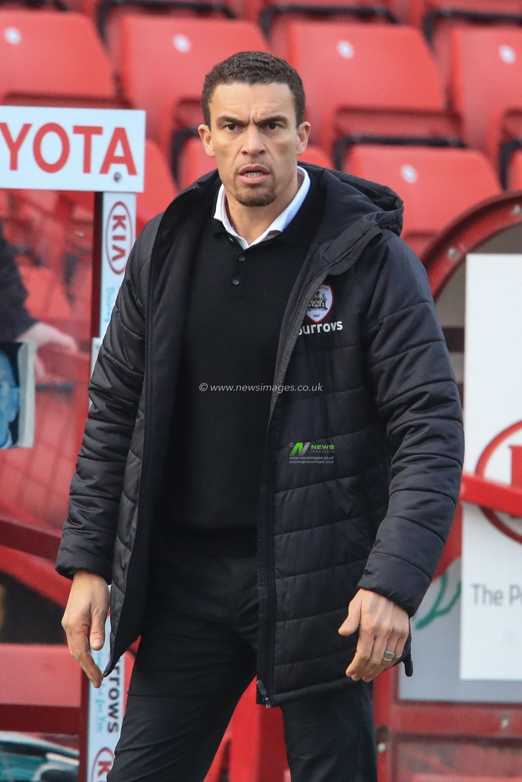 ValÃ©rien IsmaÃ«l manager of Barnsley during the game