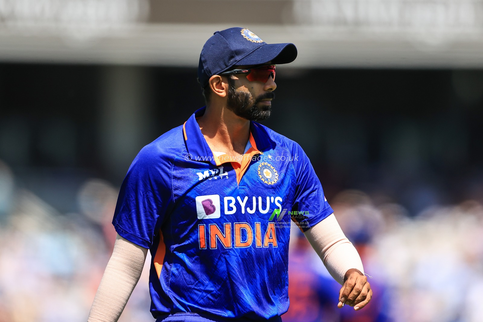 Jasprit Bumrah of India during the game