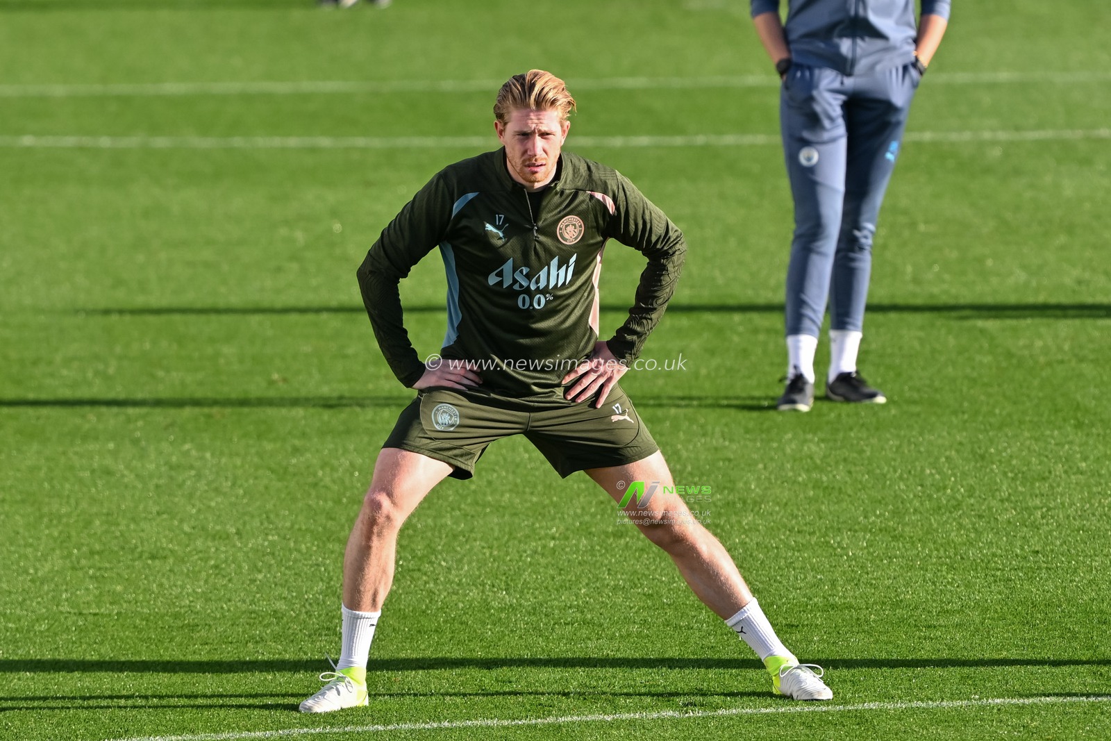 Kevin De Bruyne of Manchester City during the Manchester City UEFA Champions League training session at Joie Stadium, Manchester, United Kingdom, 22nd October 2024

(Photo by Cody Froggatt/News Images)