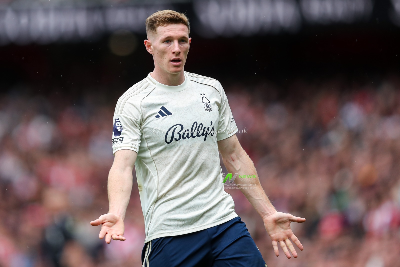 Elliot Anderson of Nottingham Forest in action during the Premier League match Arsenal vs Nottingham Forest at Emirates Stadium, London, United Kingdom, 13th September 2025

(Photo by Izzy Poles/News Images)