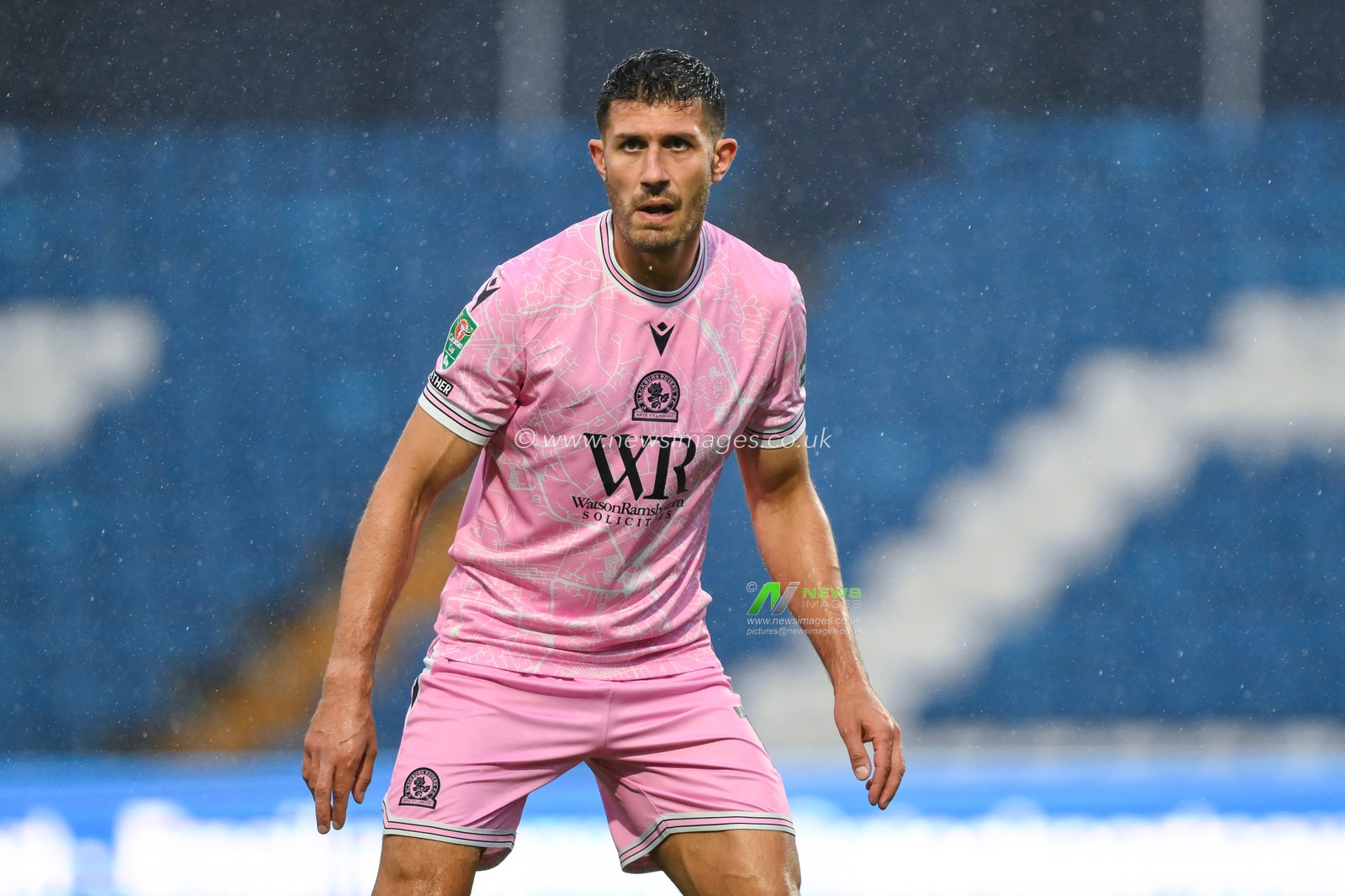 Danny Batth of Blackburn Rovers during the Carabao Cup match Stockport County vs Blackburn Rovers at Edgeley Park Stadium, Stockport, United Kingdom, 13th August 2024

(Photo by Craig Thomas/News Images)