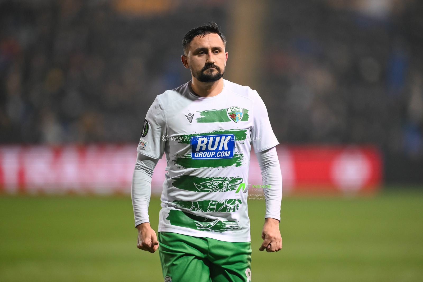 Ryan Brobbel of The New Saints F.C. during the UEFA Conference League - League Stage The New Saints v Panathinaikos at Croud Meadow, Shrewsbury, United Kingdom, 12th December 2024

(Photo by Craig Thomas/News Images)