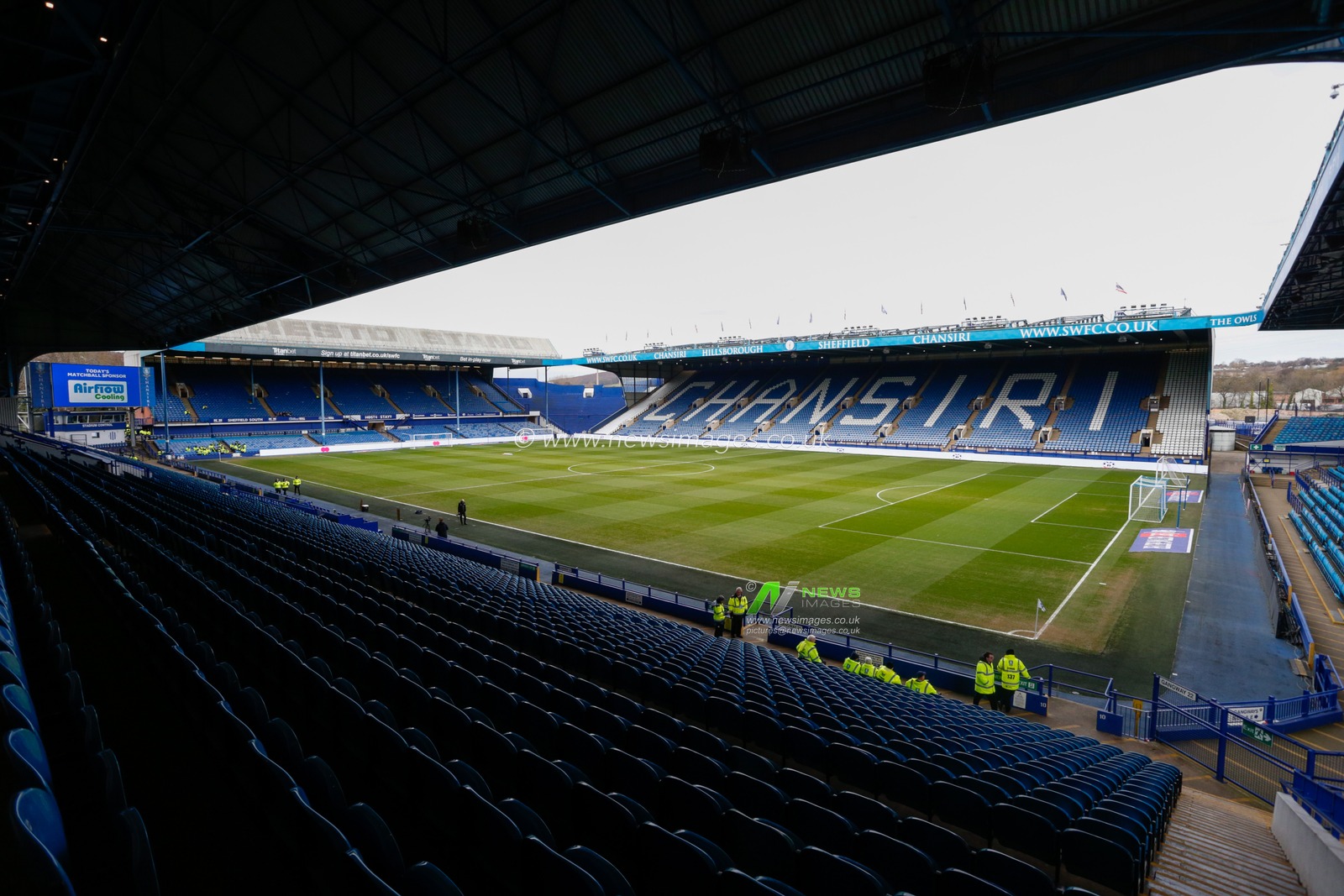 General interior view of Hillsborough Stadium, Home Stadium of Sheffield Wednesday during the Sky Bet League 1 match Sheffield Wednesday vs Peterborough at Hillsborough, Sheffield, United Kingdom, 4th March 2023

(Photo by Ben Early/News Images)
