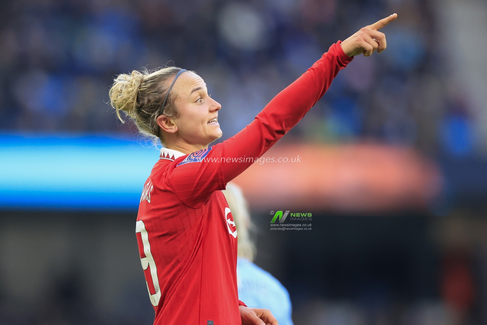 Martha Thomas #9 of Manchester United during the The FA Women's Super League match Manchester City Women vs Manchester United Women at Etihad Campus, Manchester, United Kingdom, 11th December 2022

(Photo by Conor Molloy/News Images)