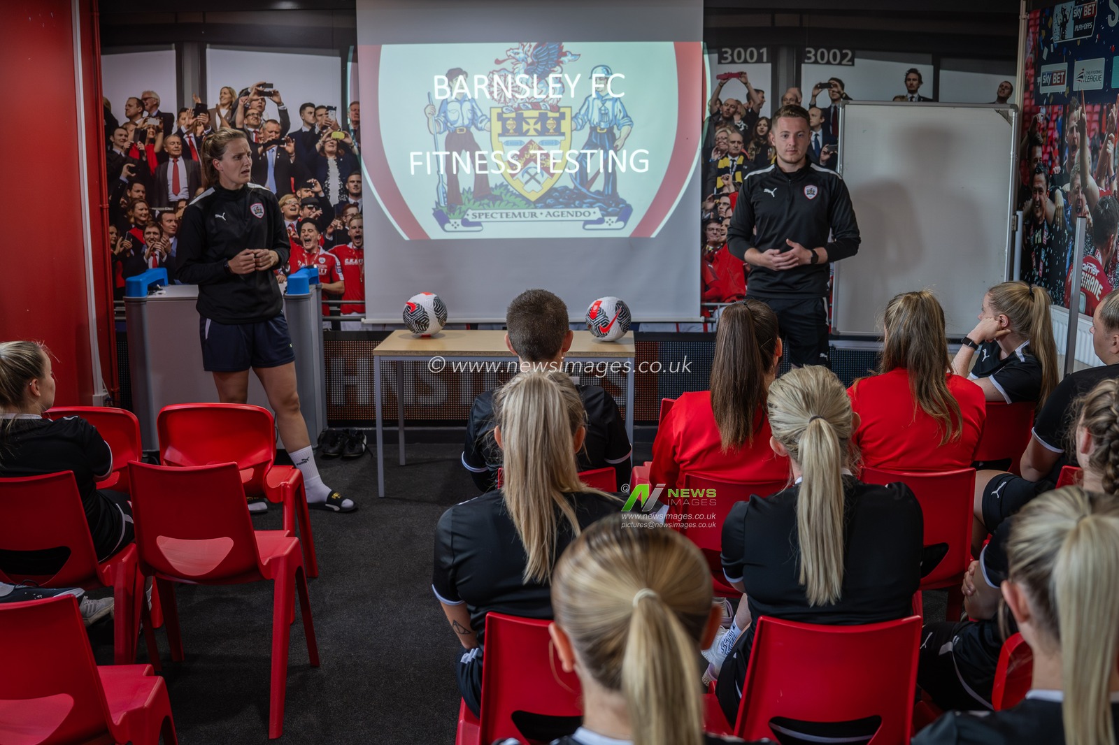 Barnsley FC Women pre-season training at Oakwell, Barnsley, United Kingdom, 17th July 2023

(Photo by Craig Thomas/News Images)