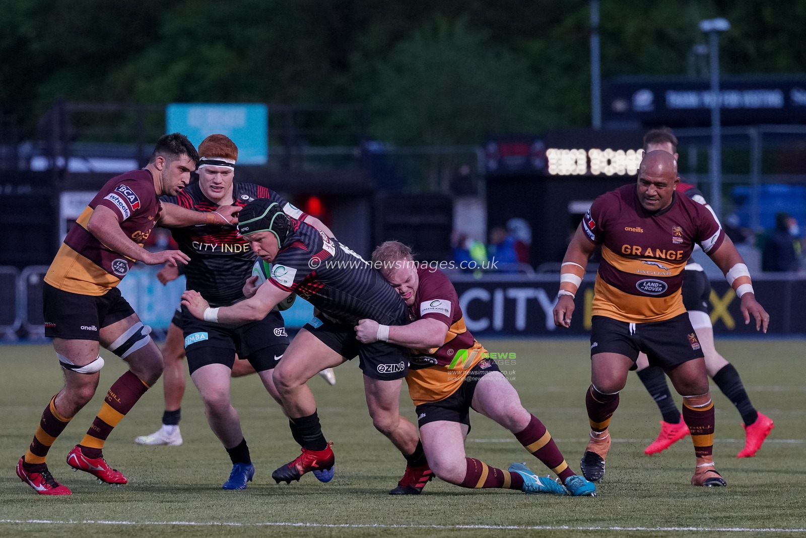 Tom Woolstencroft #16 of Saracens in action