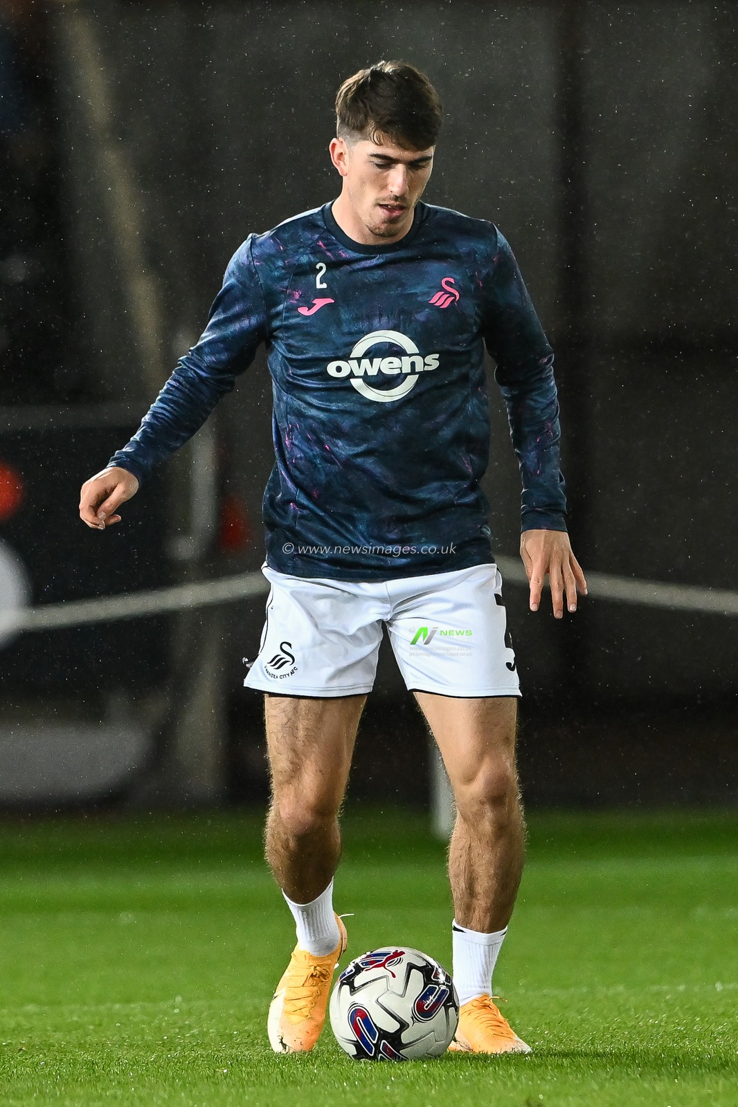 Josh Key #2 of Swansea City during the pre-game warmup ahead of the Sky Bet Championship match Swansea City vs Norwich City at Swansea.com Stadium, Swansea, United Kingdom, 4th October 2023

(Photo by Craig Thomas/News Images)