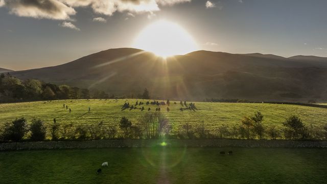Sunrise at Castlerigg Stone Circle in the Lake District