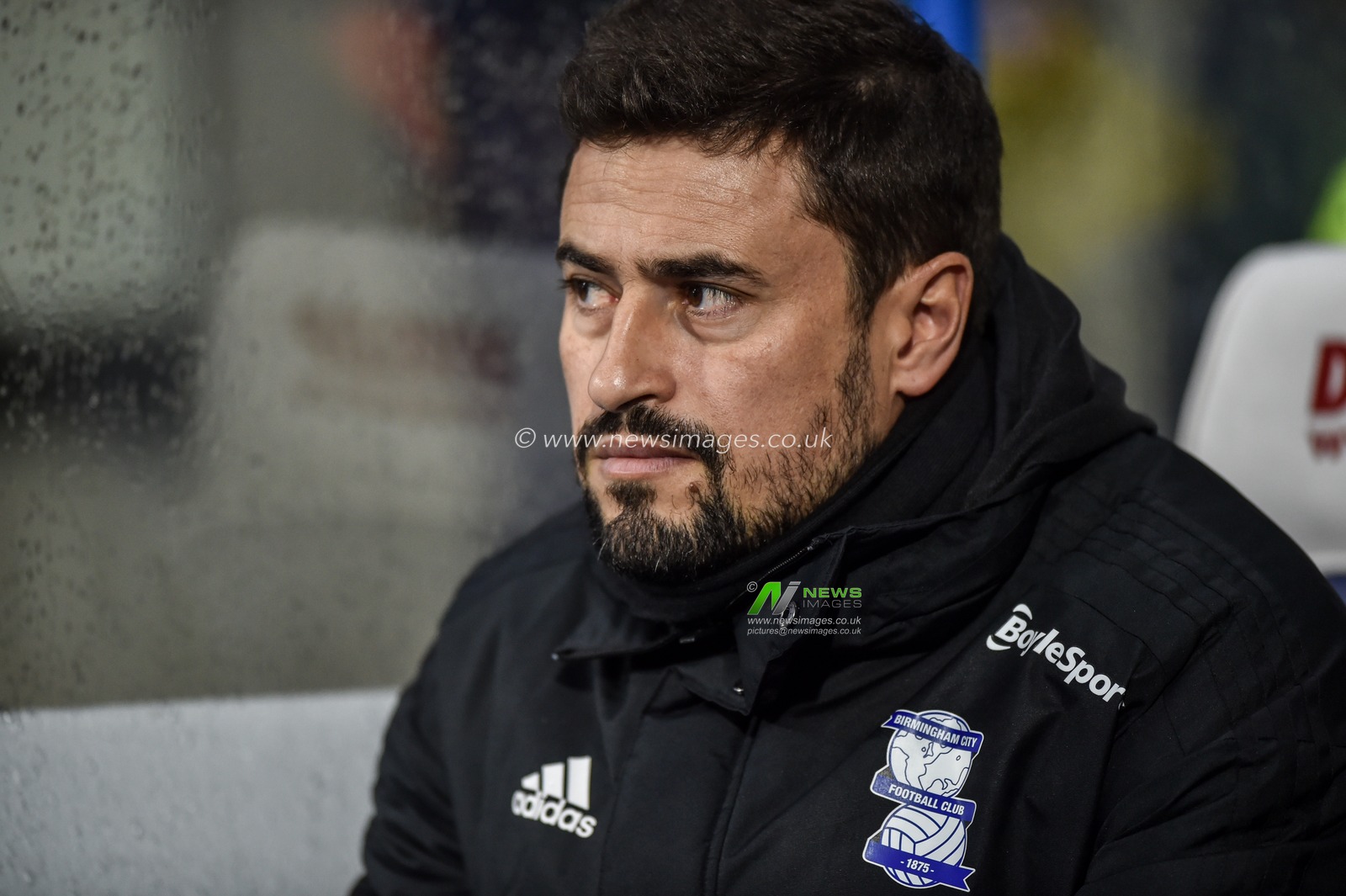 23rd November 2019, John Smith's Stadium, Huddersfield, England; Sky Bet Championship, Huddersfield Town v Birmingham City : Pep Clotet manager of Birmingham City 

Credit: Dean Williams/News Images