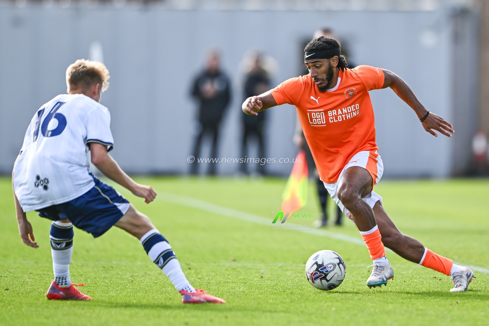 during the Central League match Preston North End vs Blackpool at Springfield Training Ground, Preston, United Kingdom, 26th September 2023

(Photo by Craig Thomas/News Images)