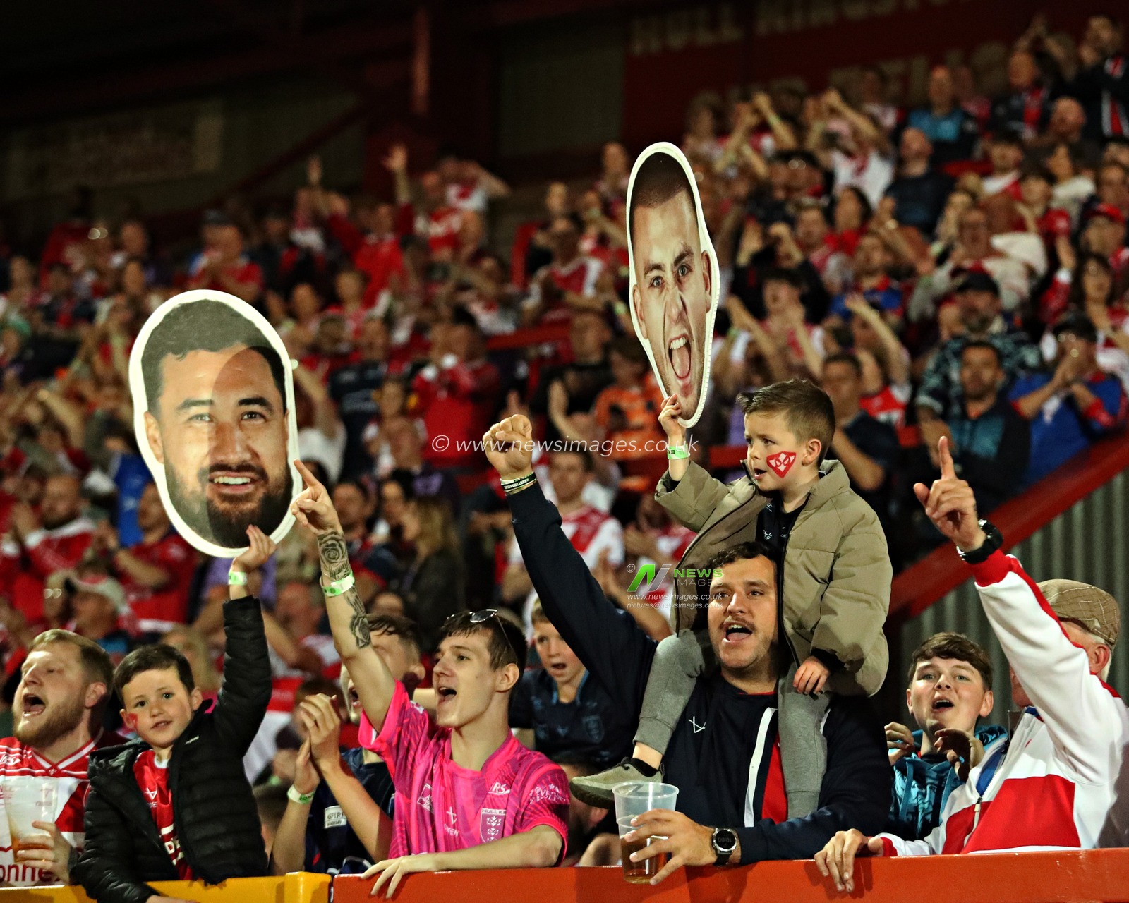 Hull KR fans after the Betfred Super League Round 13 match Hull KR vs St Helens at Sewell Group Craven Park, Kingston upon Hull, United Kingdom, 30th May 2025(Photo by Sam Eaden/News Images)