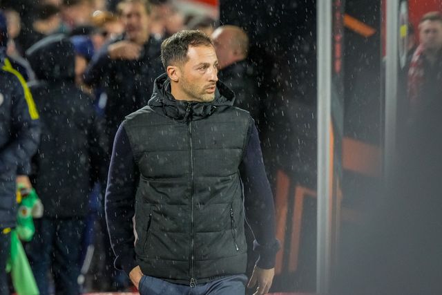 Domenico Tedesco manager of Fenerbahce during the UEFA Europa League 
Knockout Round Play-offs match Nottingham Forest vs Fenerbahce at City Ground, Nottingham, United Kingdom on 26 February 2026

(Photo by Maynard Manyowa/News Images)