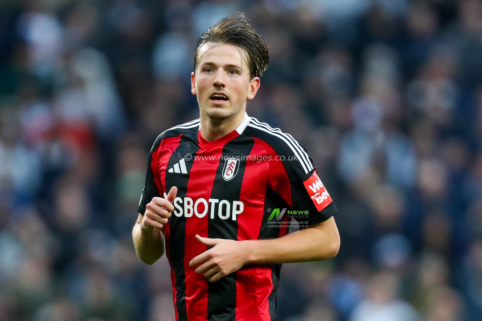 Sander Berge of Fulham in action during the Premier League match Tottenham Hotspur vs Fulham at Tottenham Hotspur Stadium, London, United Kingdom, 1st December 2024

(Photo by Izzy Poles/News Images)
