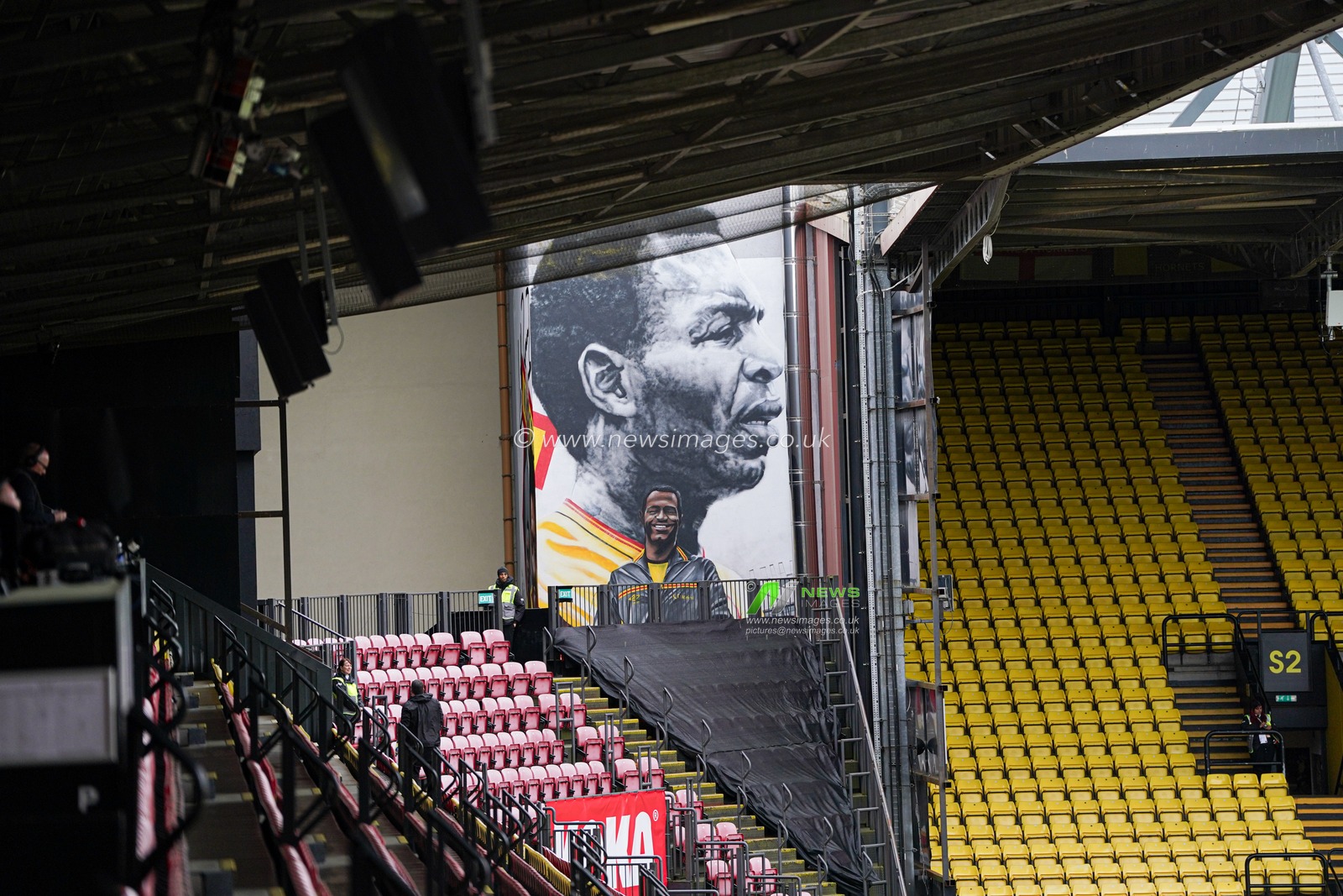 View of memorial ahead of the Sky Bet Championship match Watford vs Burnley at Vicarage Road, Watford, United Kingdom, 18th April 2025

(Photo by Harvey Murphy/News Images)