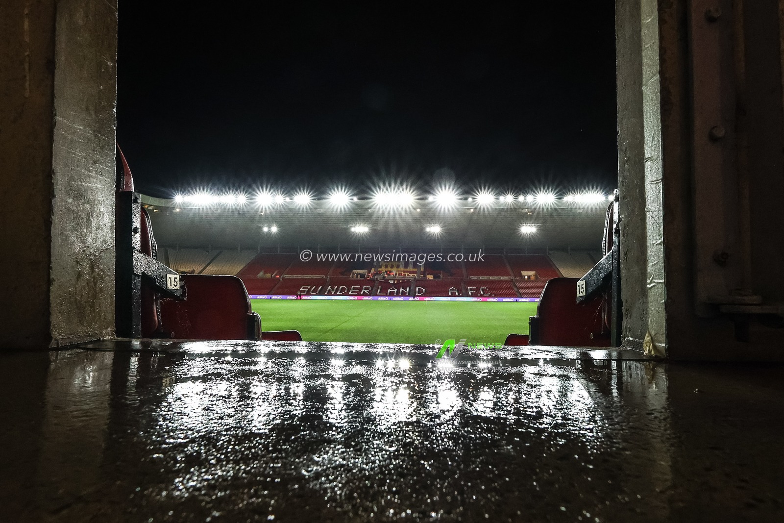 A general view of the Stadium Of Light ahead of the Sky Bet Championship match Sunderland vs Leeds United at Stadium Of Light, Sunderland, United Kingdom, 12th December 2023

(Photo by Mark Cosgrove/News Images)