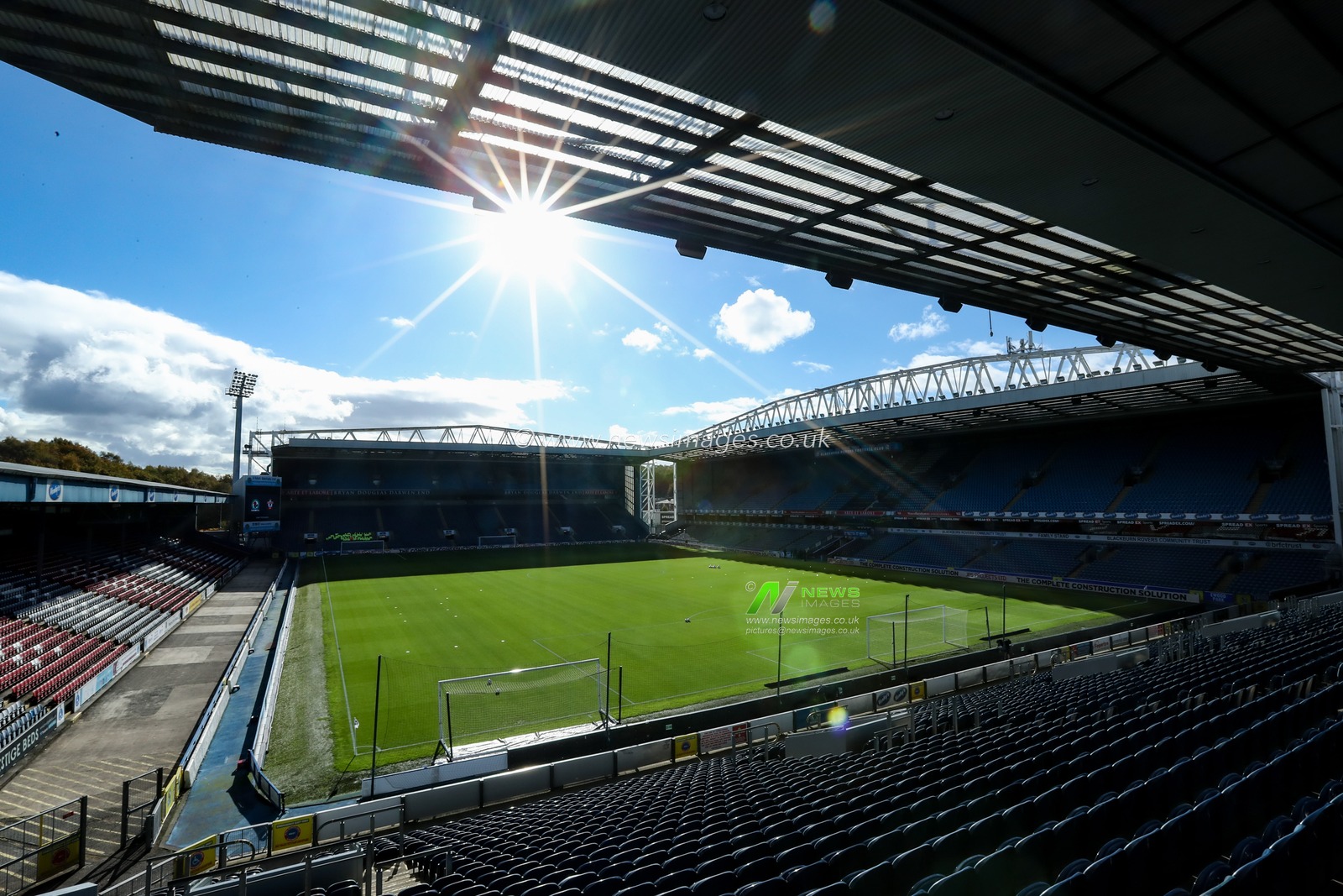 A general view of Ewood Park ahead of the Sky Bet Championship match Blackburn Rovers vs Southampton at Ewood Park, Blackburn, United Kingdom, 25th October 2025

(Photo by Jorge Horsted/News Images)
