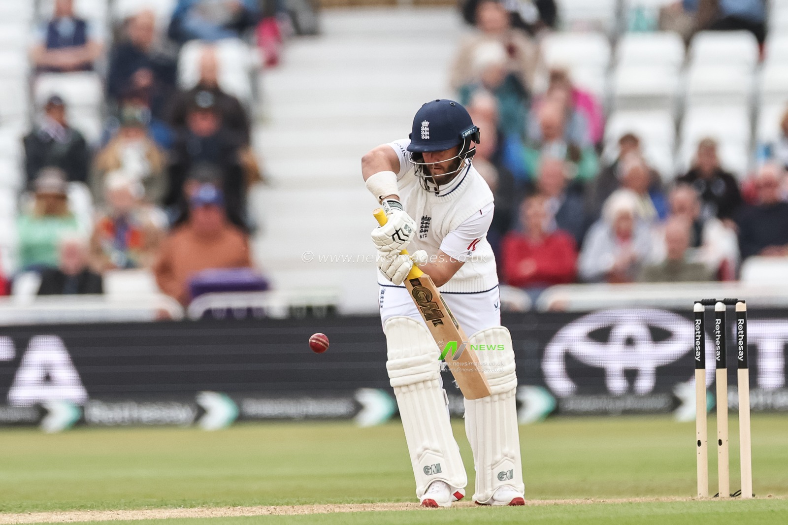 Ben Duckett of England faces the ball during the Rothesay Test Match Day 1 England vs Zimbabwe at Trent Bridge, Nottingham, United Kingdom, 22nd May 2025

(Photo by Mark Cosgrove/News Images)