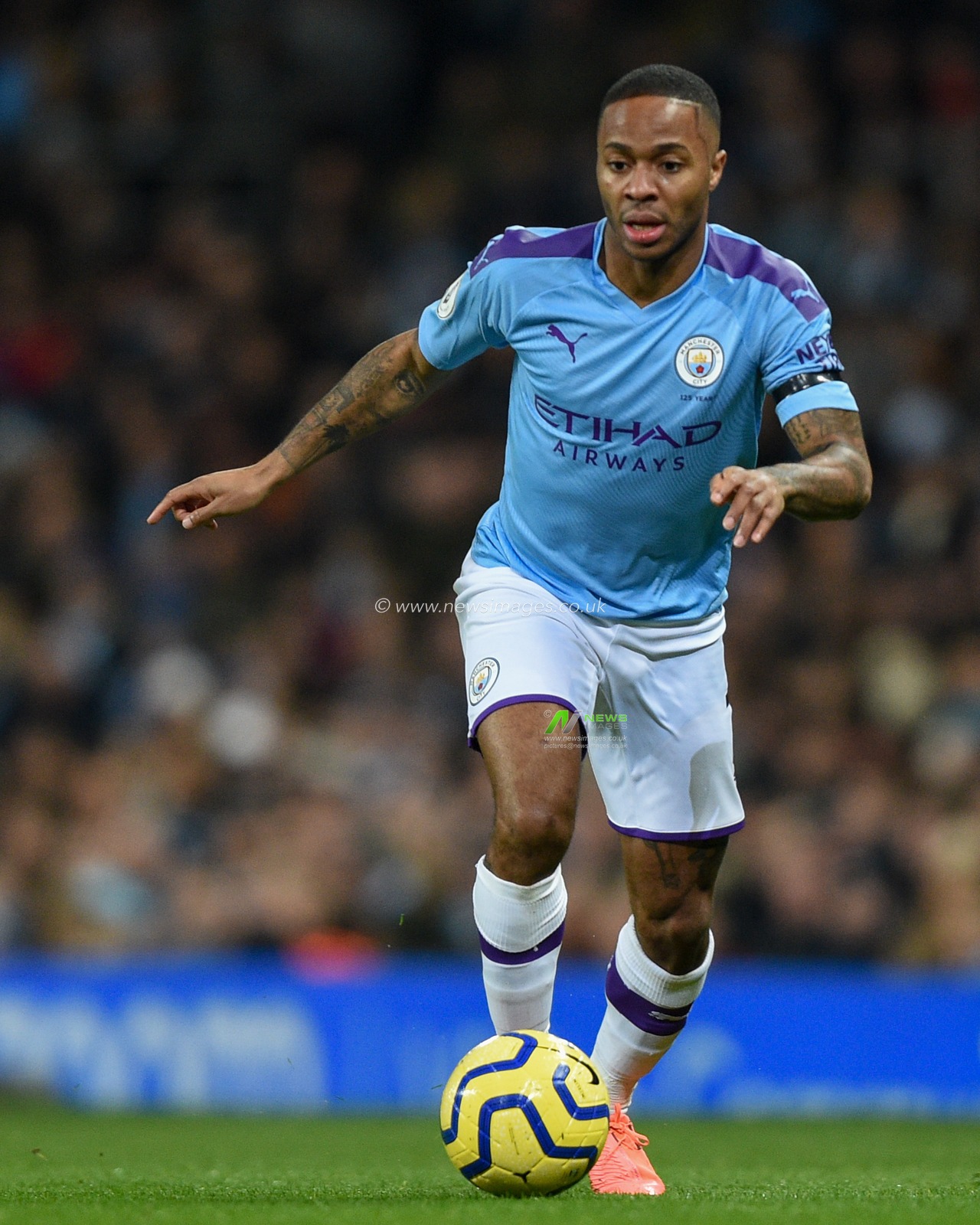 29th December 2019, Etihad Stadium, Manchester, England; Premier League, Manchester City v Sheffield United : John Lundstram (7) of Sheffield United in action during the game.

Credit: Richard Long/News Images