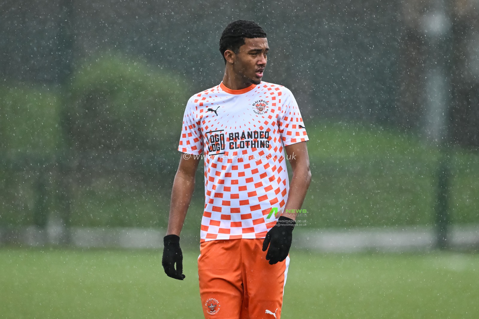 during the Central League match Salford City vs Blackpool at Salford Sports Village, Salford, United Kingdom, 23rd January 2024

(Photo by Craig Thomas/News Images)