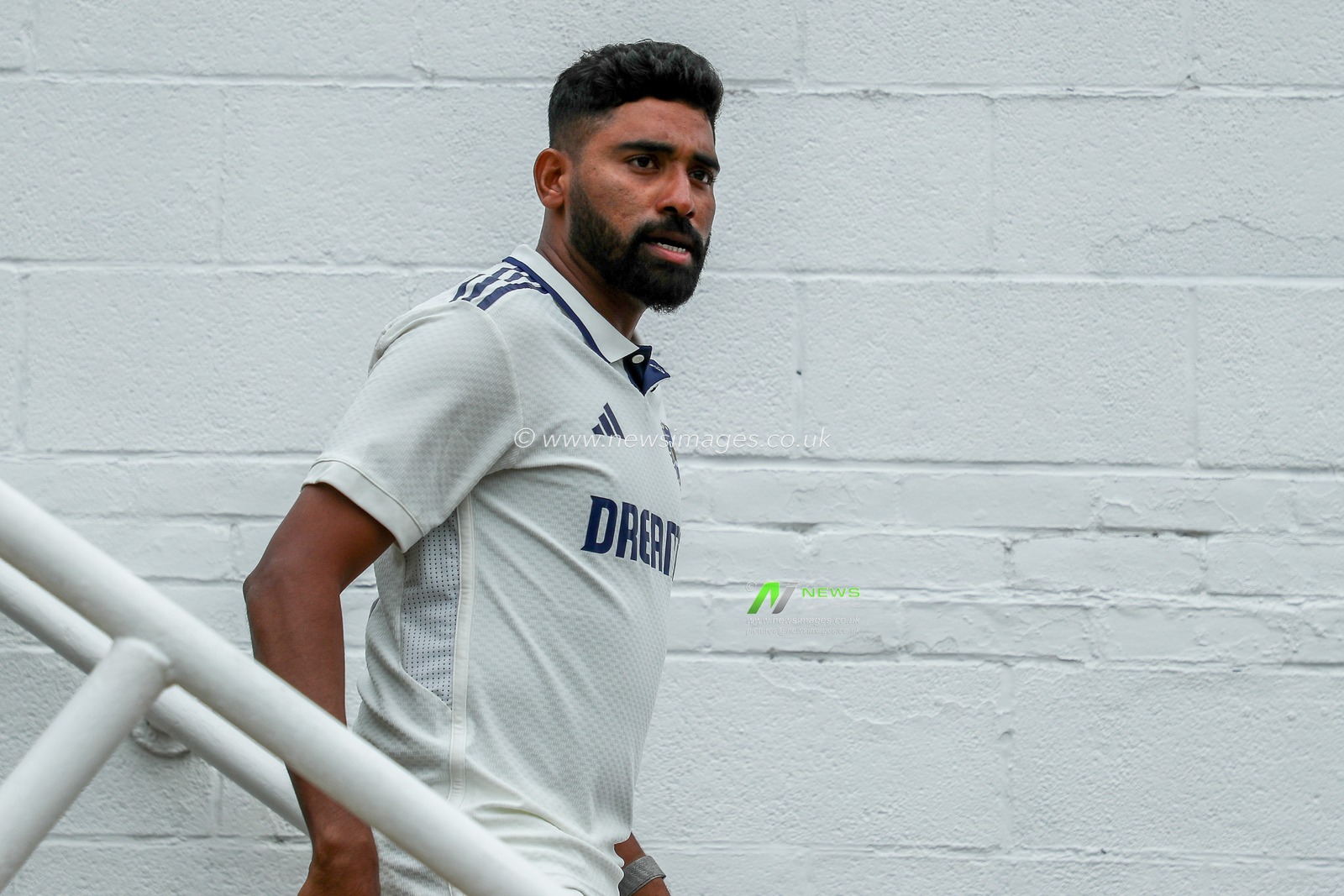 Mohammed Siraj of India takes to the field prior to the 5th Rothesay Test Match day 5 England v India at The Kia Oval, London, United Kingdom, 4th August 2025

(Photo by Izzy Poles/News Images)