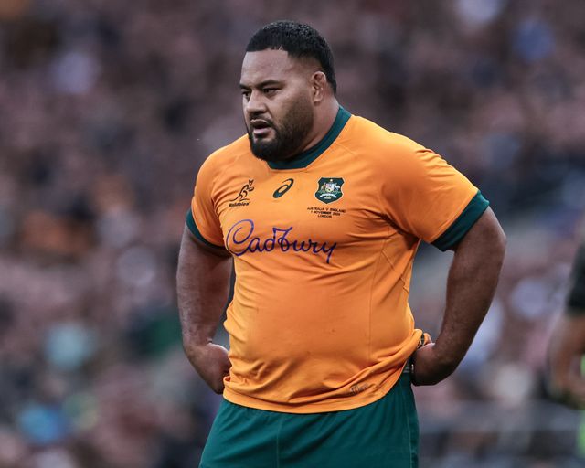 Taniela Tupou of Australia during the Quilter Nations Series 2025 match England vs Australia at Allianz Stadium, Twickenham, United Kingdom, 1st November 2025

(Photo by Mark Cosgrove/News Images)

*** GER AUT SUI OUT ***