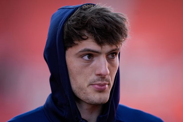 Caleb Taylor of Millwall inspects the pitch prior to kick off during the Sky Bet Championship match Stoke City vs Millwall at Bet365 Stadium, Stoke On Trent, United Kingdom on 21 April 2026

(Photo by Maynard Manyowa/News Images)