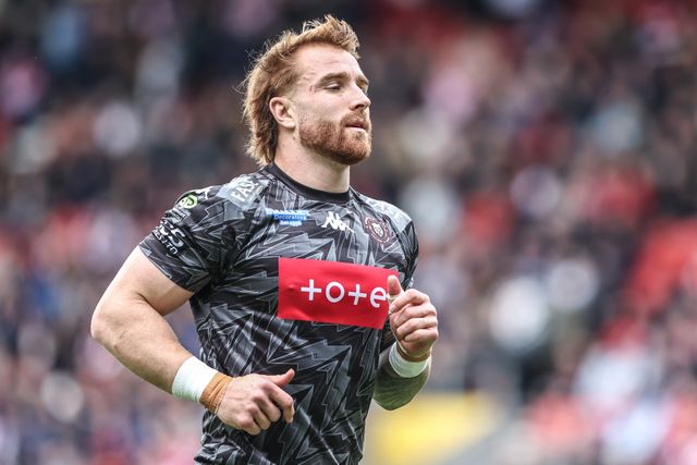 Adam Keighran of Wigan Warriors in the pre-game warm up during the Betfred Super League round 7 match St Helens vs Wigan Warriors at The BrewDog Stadium, St Helens, United Kingdom on 03 April 2026

(Photo by Alfie Cosgrove/News Images)