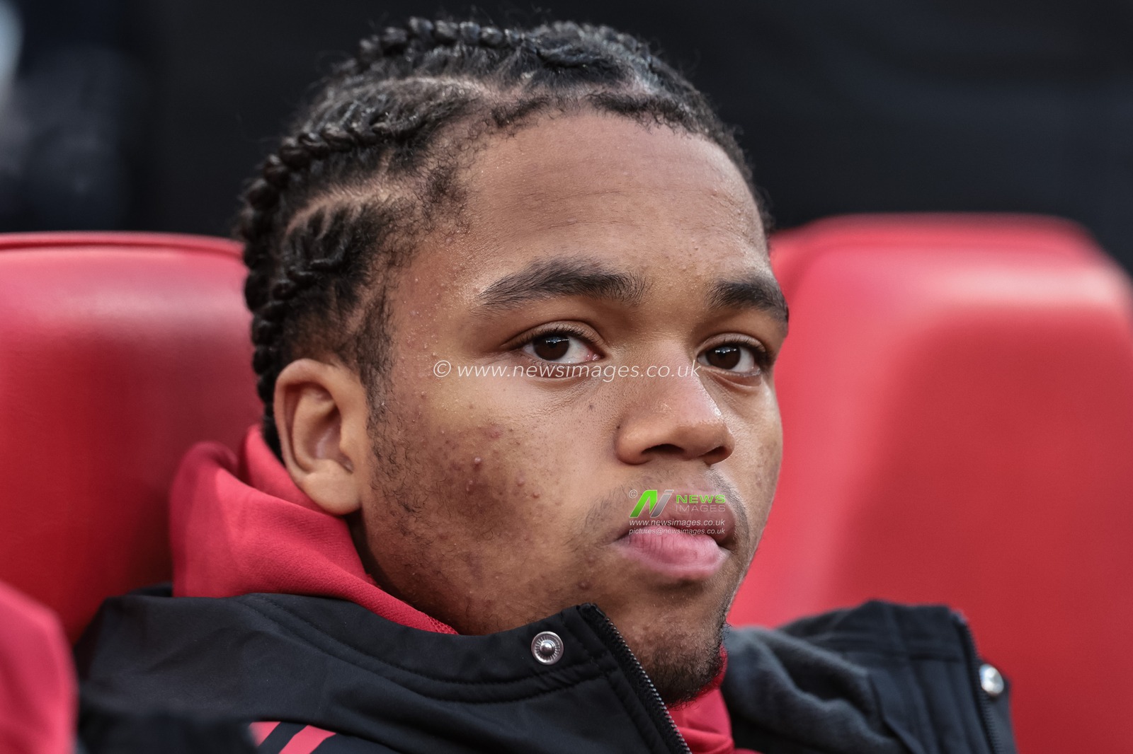 Rio Ngumoha of Liverpool during the Premier League match Liverpool vs Wolverhampton Wanderers at Anfield, Liverpool, United Kingdom, 27th December 2025

(Photo by Mark Cosgrove/News Images)

*** GER AUT SUI OUT ***