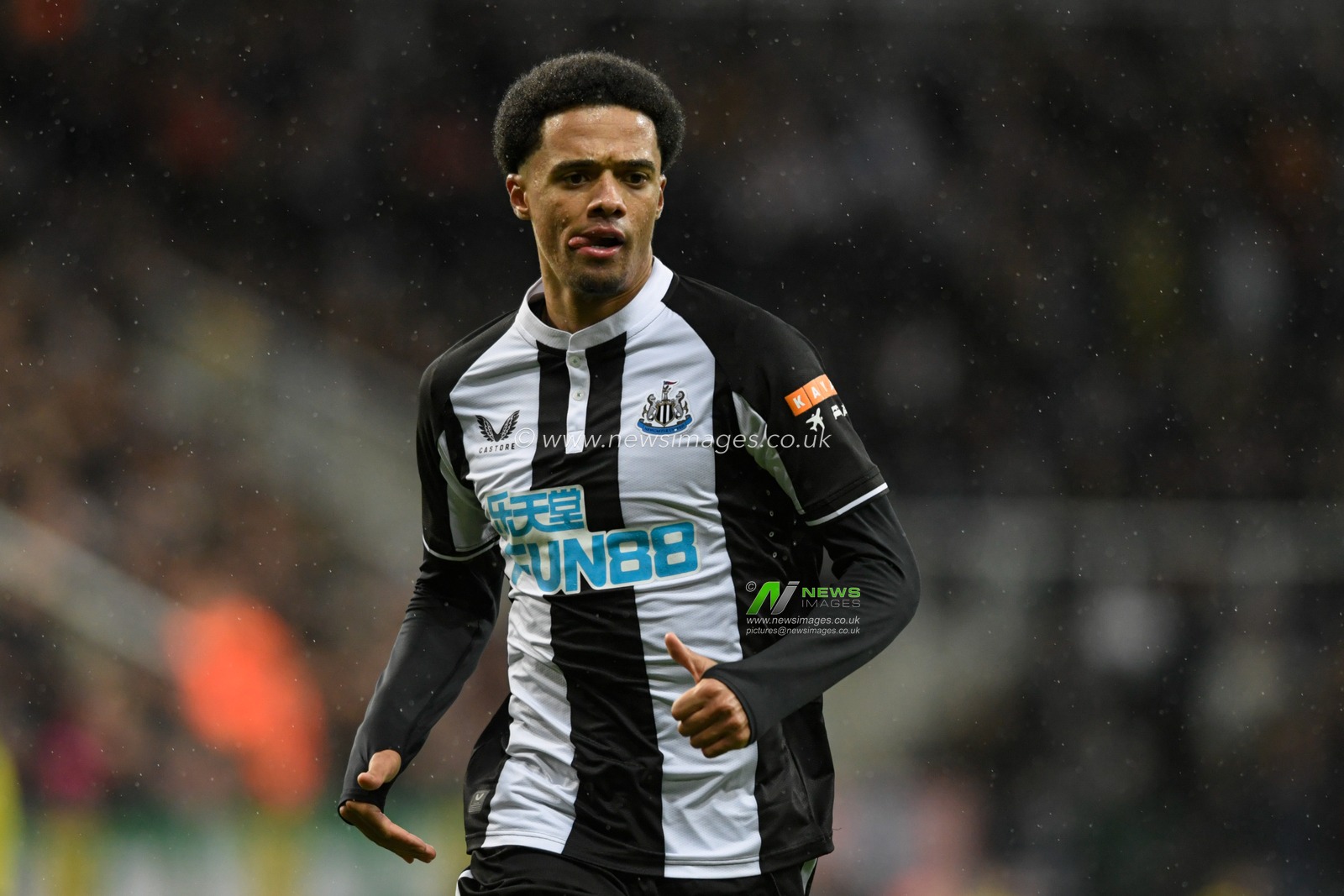 Jamal Lewis #12 of Newcastle United in action during the game