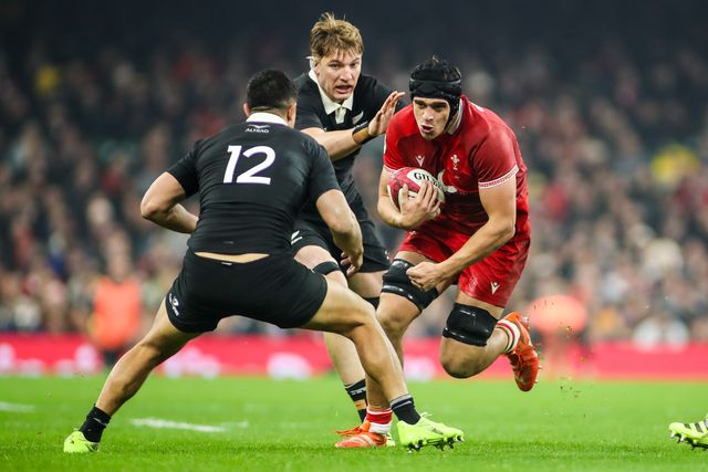 Dafydd Jenkins of Wales during the Quilter Nations Series 2025 match Wales vs New Zealand at Principality Stadium, Cardiff, United Kingdom, 22nd November 2025

(Photo by Andrew Lewis/News Images)

*** GER AUT SUI OUT ***