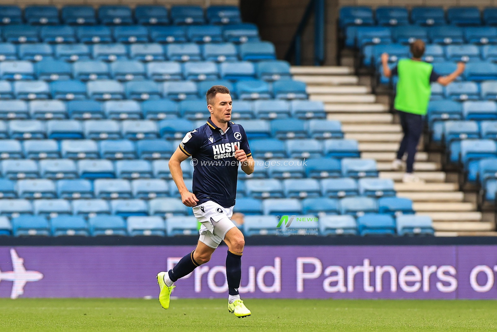 Jed Wallace #7 of Millwall celebrates his goal to make the score 1-1