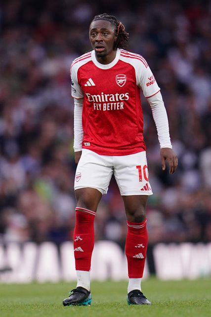 Eberechi Eze of Arsenal during the Premier League match Arsenal vs Fulham at Emirates, London, United Kingdom on 02 May 2026

(Photo by Harvey Murphy/News Images)