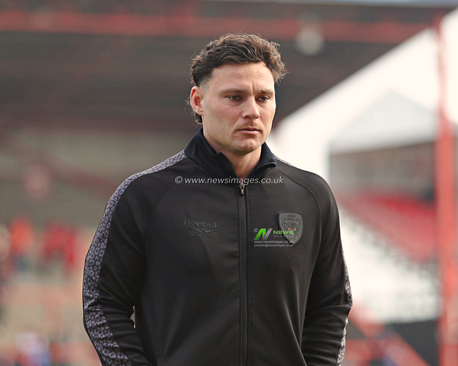 Lachlan Lam of Leigh Leopards before the Betfred Super League Round 5 match Hull KR vs Leigh Leopards at Sewell Group Craven Park, Kingston upon Hull, United Kingdom, 22nd March 2025

(Photo by Sam Eaden/News Images)