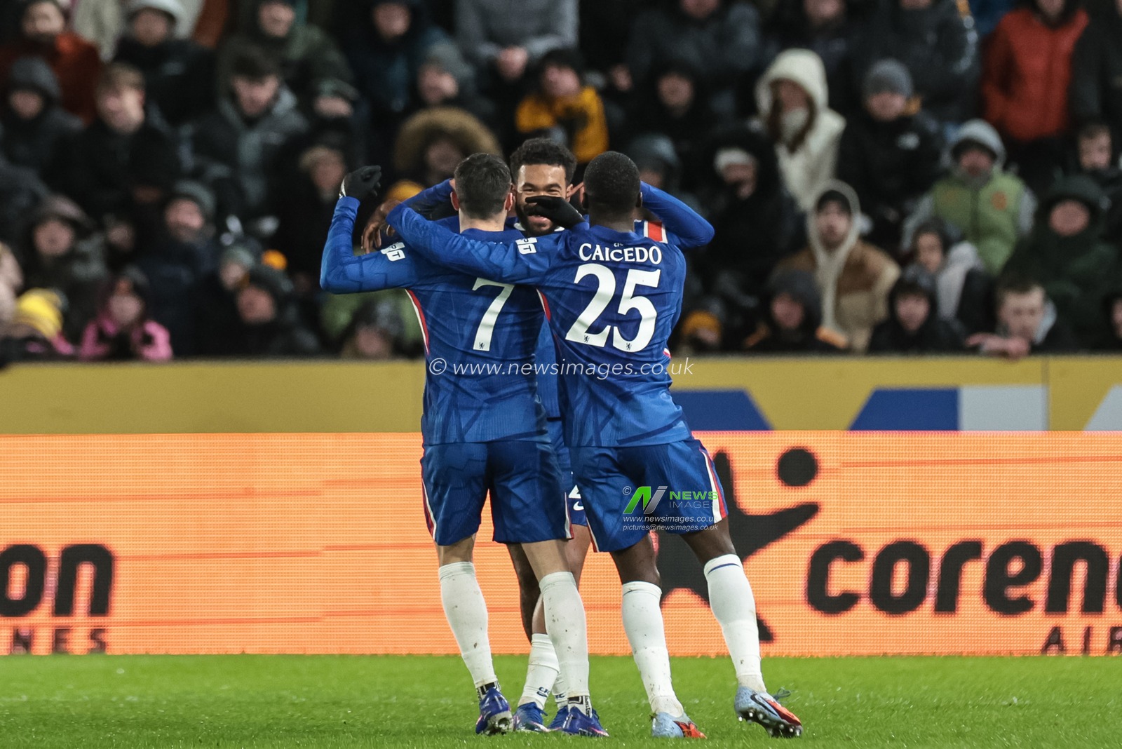 Pedro Neto of Chelsea celebrates his goal to make it 0-1 during the Emirates FA Cup 4th Round match Hull City vs Chelsea at MKM Stadium, Hull, United Kingdom on 13 February 2026

(Photo by Mark Cosgrove/News Images)
