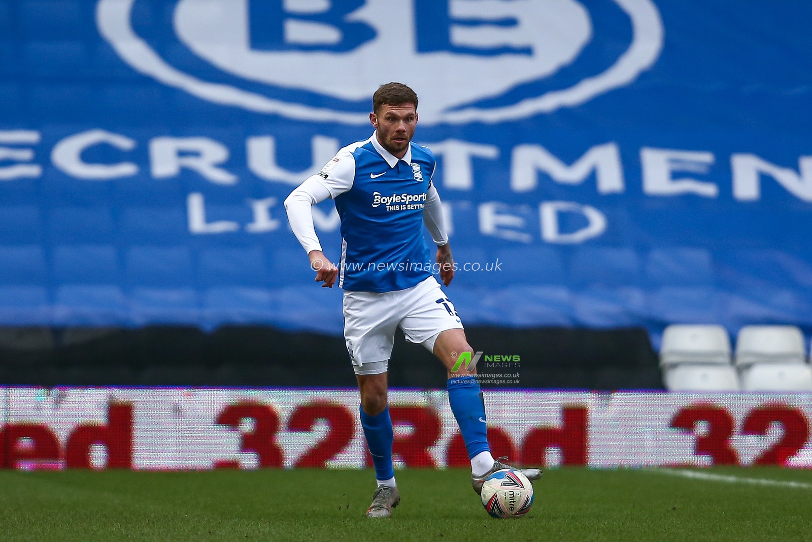 Harlee Dean #12 of Birmingham City during the game against Luton Town