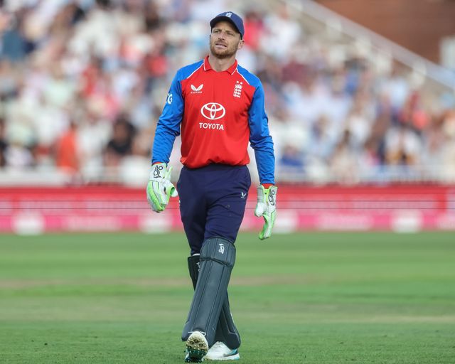 Jos Buttler of England during the Third Vitality T20 International match England vs India at Trent Bridge, Nottingham, United Kingdom on 07 July 2026

(Photo by Mark Cosgrove/News Images)