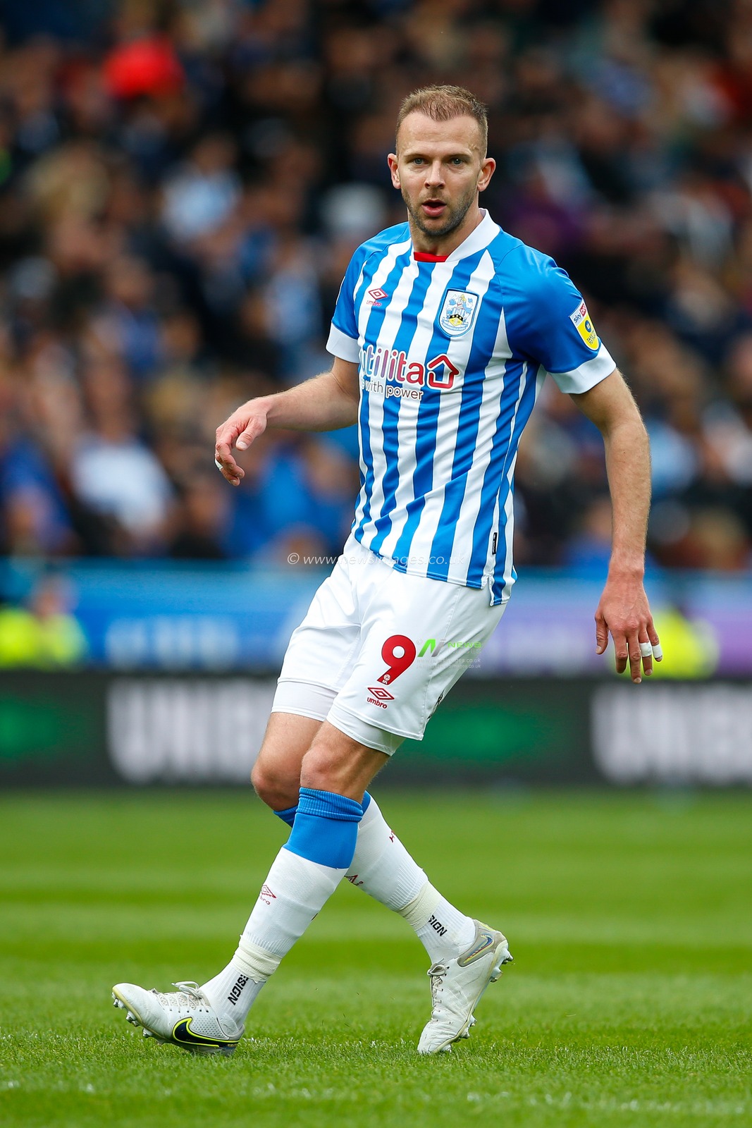 Jordan Rhodes #9 of Huddersfield Town during the Sky Bet Championship match Huddersfield Town vs Reading at John Smith's Stadium, Huddersfield, United Kingdom, 8th May 2023

(Photo by Ben Early/News Images)