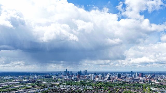 Rain pours over the City of Manchester ahead of kickoff during the FA Youth Cup Final match Manchester City U18 vs Manchester United U18 at Joie Stadium, Manchester, United Kingdom on 14 May 2026

(Photo by Mark Cosgrove/News Images)