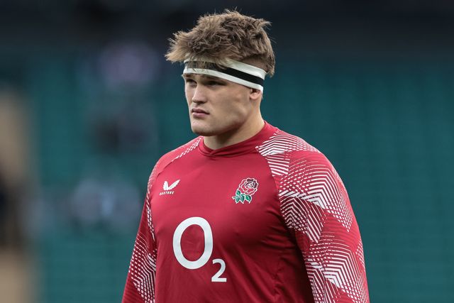 Guy Pepper of England in the pre-game warm up during the Quilter Nations Series 2025 match England vs Argentina at Allianz Stadium, Twickenham, United Kingdom, 23rd November 2025

(Photo by Mark Cosgrove/News Images)

*** GER AUT SUI OUT ***
