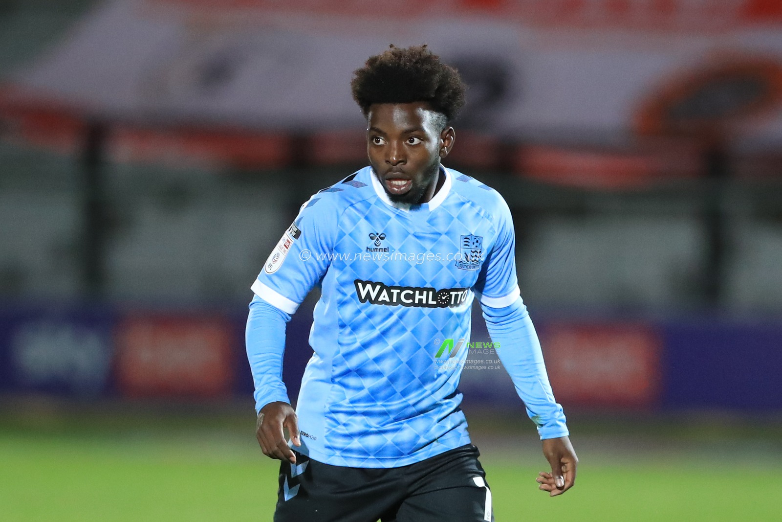 Terrell Egbri (11) of Southend United during the game