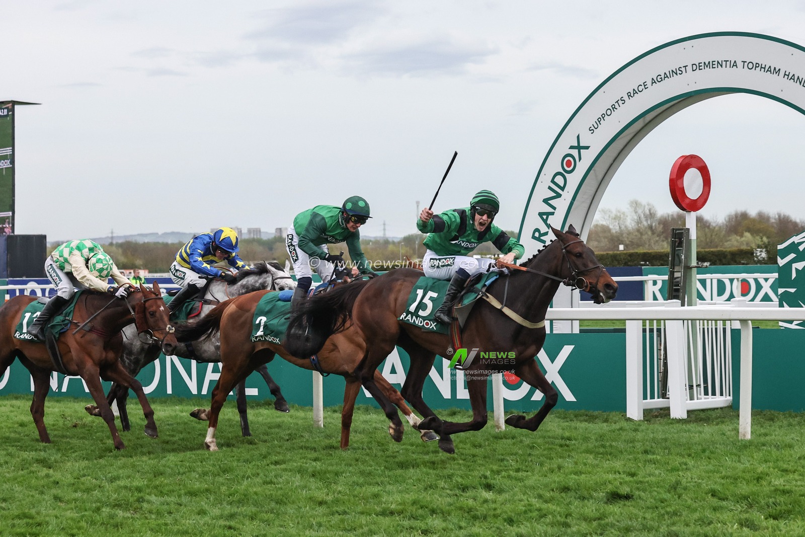Arizona Cardinal ridden by Ciaran Gethings wins 4.05pm The Randox Supports Race Against Dementia Topham Chase (Grade 3) during the The Randox Grand National 2024 Ladies Day at Aintree Racecourse, Liverpool, United Kingdom, 12th April 2024

(Photo by Mark Cosgrove/News Images)