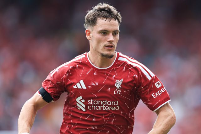Florian Wirtz of Liverpool during the pre-season friendly match Liverpool vs Monaco at Anfield, Liverpool, United Kingdom on 09 August 2026

(Photo by Jorge Horsted/News Images)