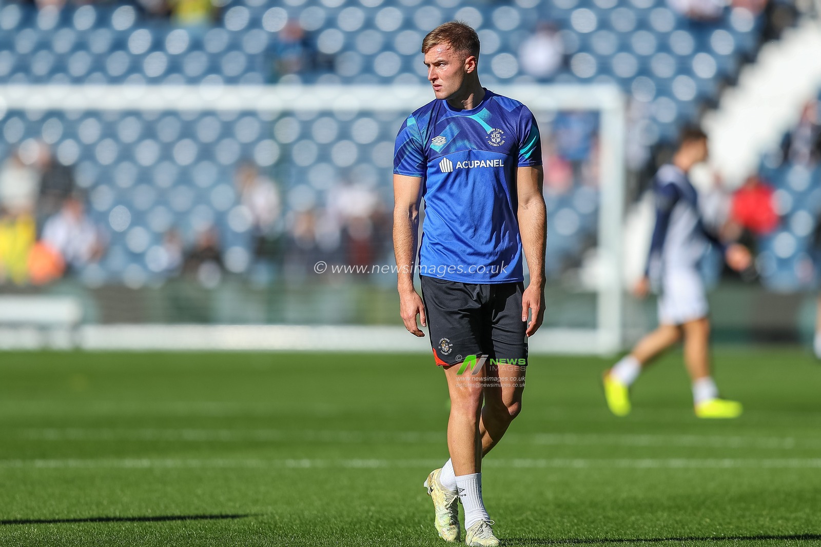 James Bree #2 of Luton Town during the pre-game warm up ahead of the Sky Bet Championship match West Bromwich Albion vs Luton Town at The Hawthorns, West Bromwich, United Kingdom, 8th October 2022

(Photo by Gareth Evans/News Images)