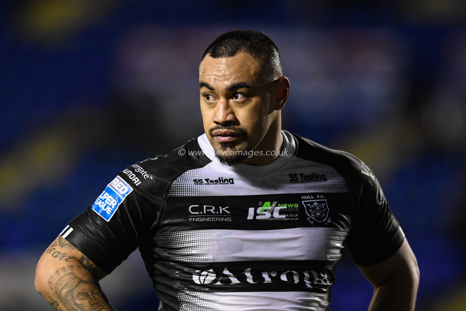 Mahe Fonua #24 of Hull FC in action during the game