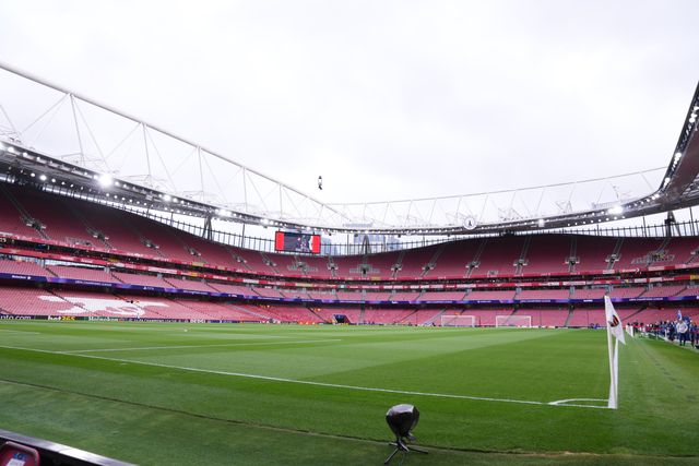 General view of the arsenal stadium ahead of the UEFA Champions League Quarter Finals match Arsenal vs Sporting CP at Arsenal stadium, London, United Kingdom on 15 April 2026

(Photo by Harvey Murphy/News Images)
