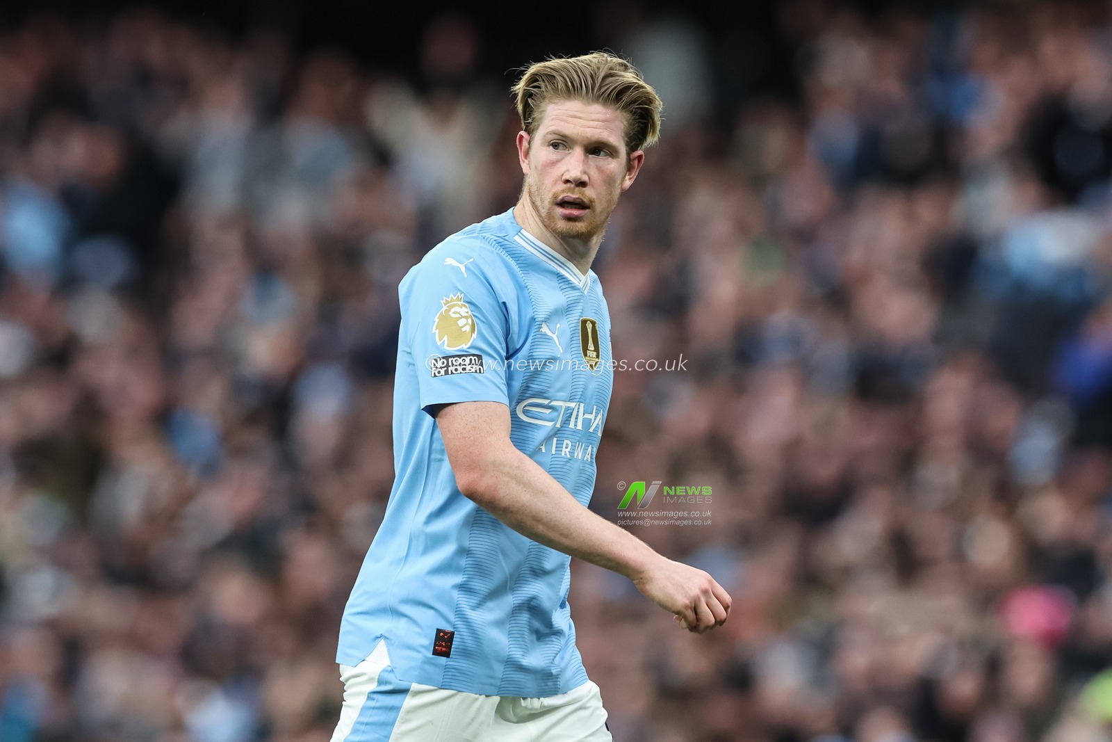 Kevin De Bruyne of Manchester City during the Premier League match Manchester City vs Manchester United at Etihad Stadium, Manchester, United Kingdom, 3rd March 2024

(Photo by Mark Cosgrove/News Images)