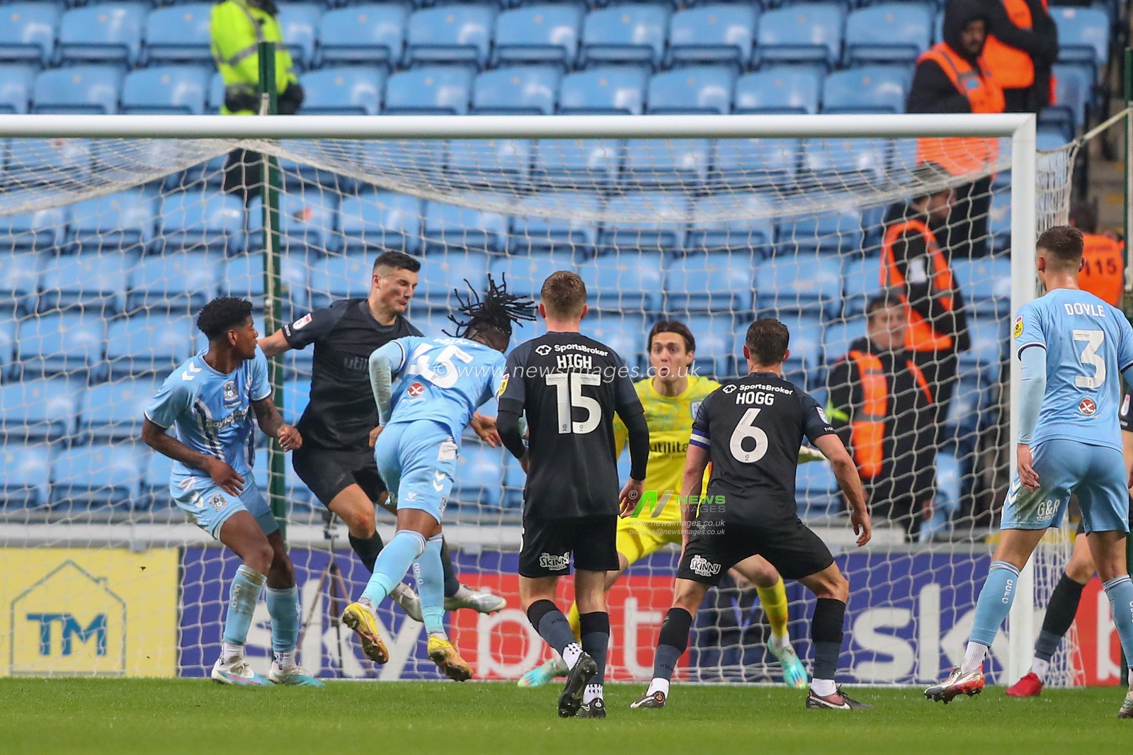 Kasey Palmer #45 of Coventry City scores a goal to make it 0-2 during the Sky Bet Championship match Coventry City vs Huddersfield Town at Coventry Building Society Arena, Coventry, United Kingdom, 28th January 2023

(Photo by Gareth Evans/News Images)