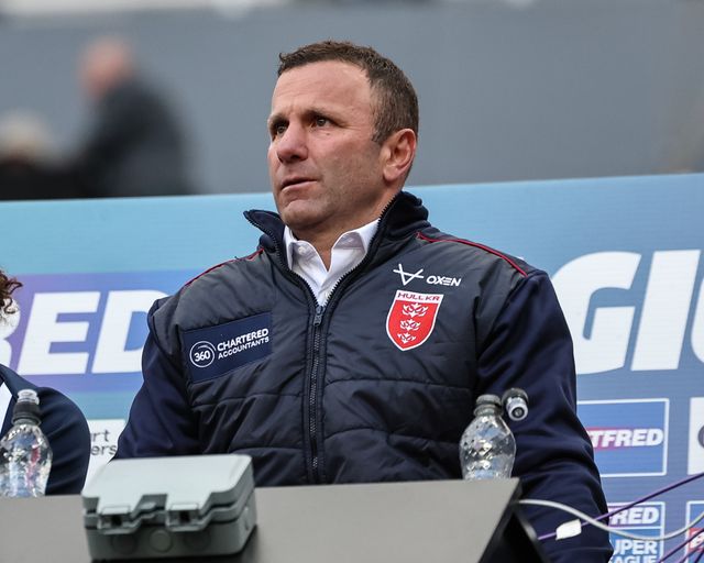 Willie Peters Head Coach of Hull KR looks on during the Betfred Magic Weekend 2025 match Hull KR vs Salford Red Devils at St. James's Park, Newcastle, United Kingdom, 3rd May 2025

(Photo by Mark Cosgrove/News Images)
