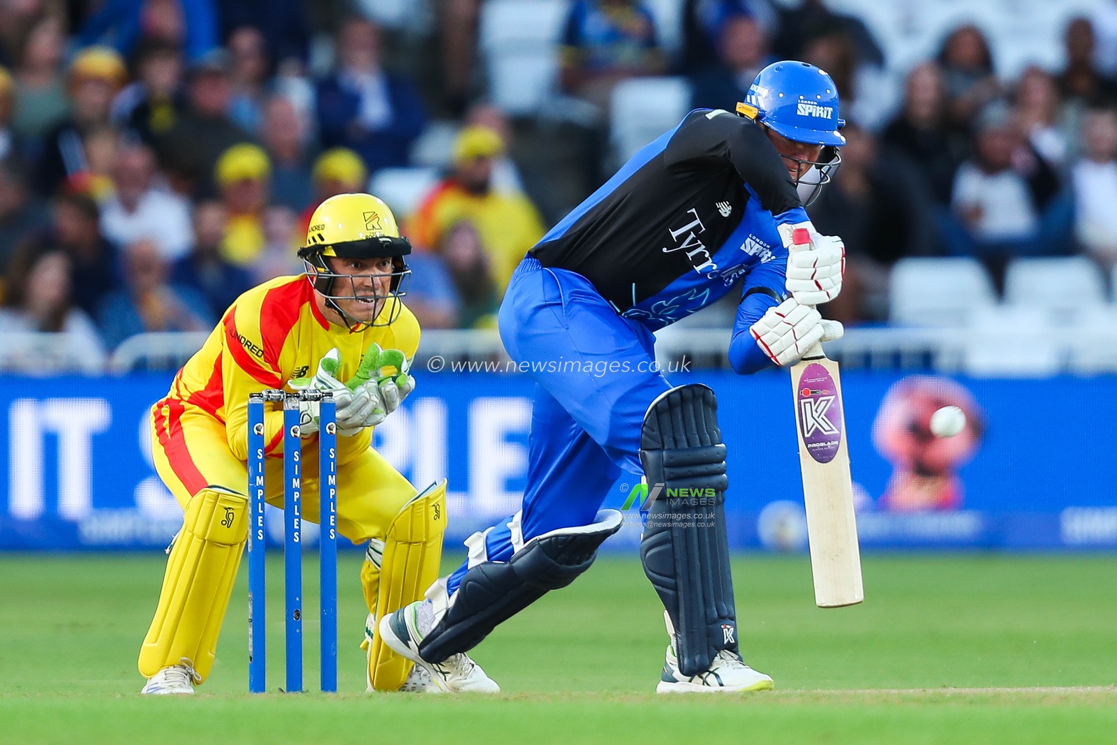 Micheal Pepper of London Spirit bats during the The Hundred match Trent Rockets vs London Spirit at Trent Bridge, Nottingham, United Kingdom, 7th August 2024

(Photo by Izzy Poles/News Images)