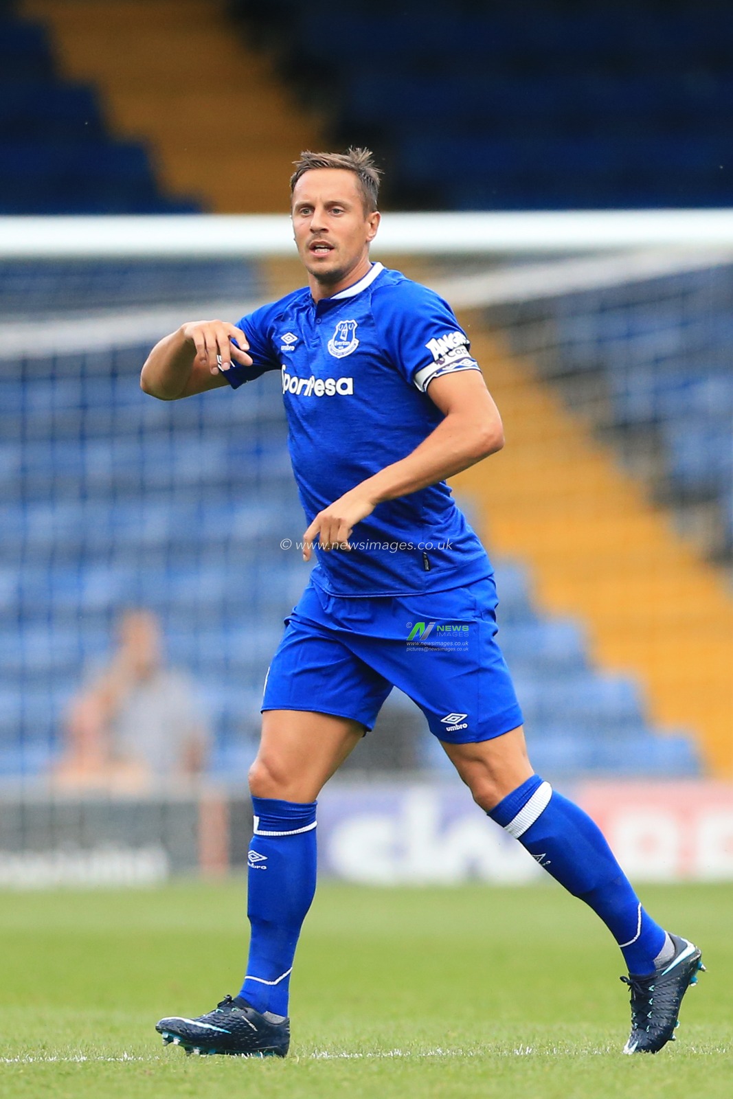14th July 2018 , Gigg Lane, Bury, England; Pre-season friendly , Bury v Everton; Phil Jagielka of Everton